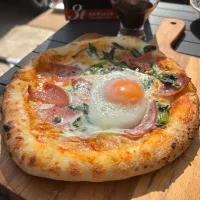 お庭でピザ|allyさん