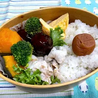 豚しゃぶ、肉団子、玉子焼、煮|なお🅿️さん