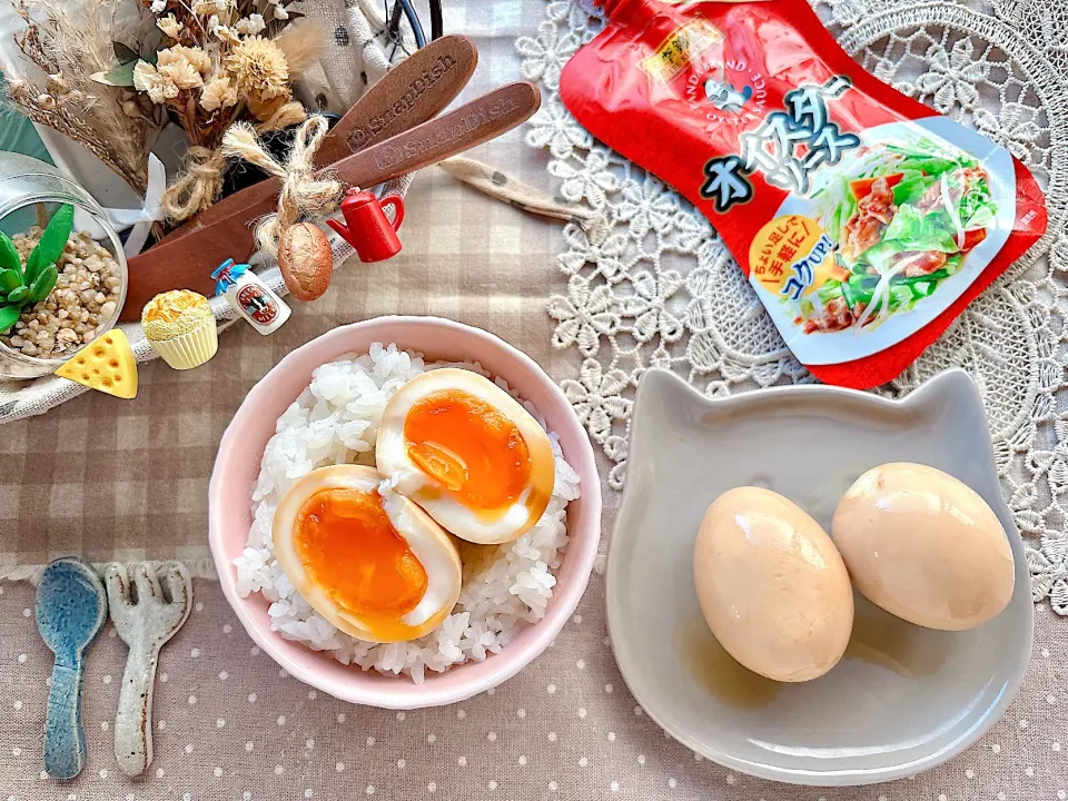 オイスターソースde煮卵/味玉丼🐣
《李錦記オイスターソース》使用|がぁがさん