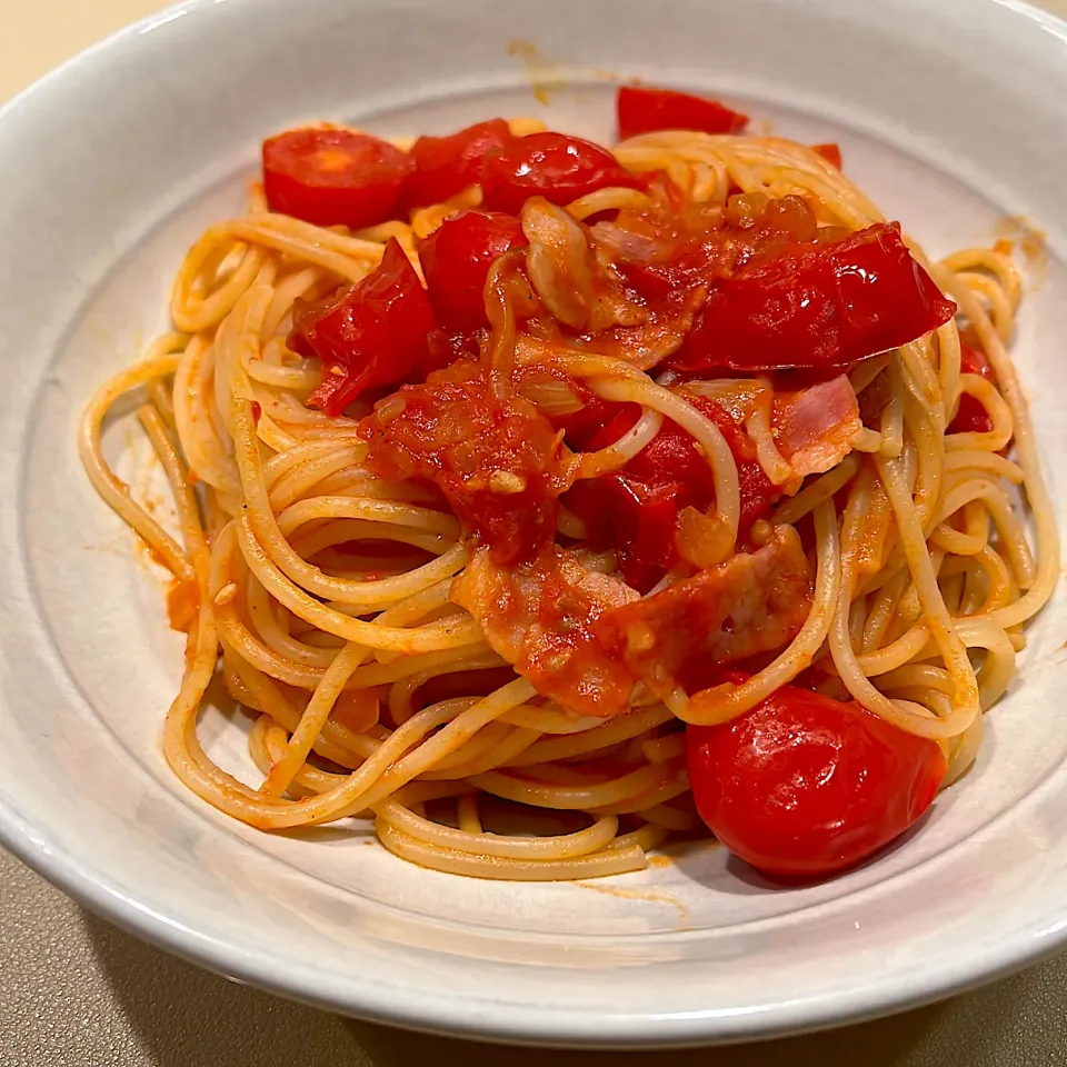 トマトパスタ|たけさん