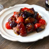  509050 【豚肉ロールとなすとトマトのバルサミコ酢豚】|村越仁美さん