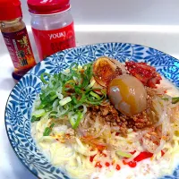 豆乳冷やし担々麺🌶️