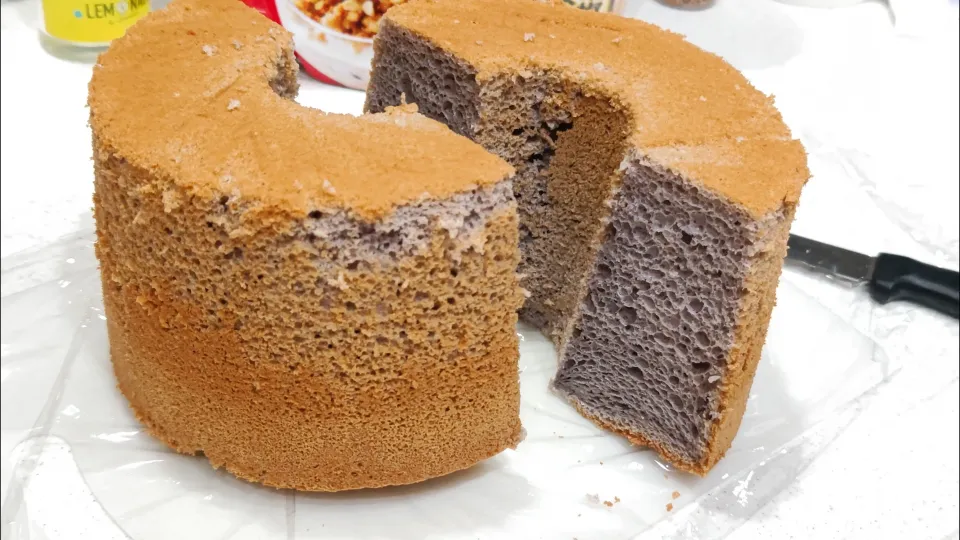 紫芋シフォンケーキ|シンニャンさん