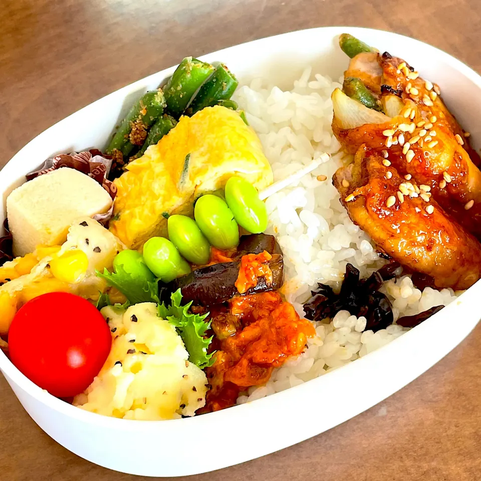 夫肉巻きうまかばい弁当☆9月3日|kaoriさん