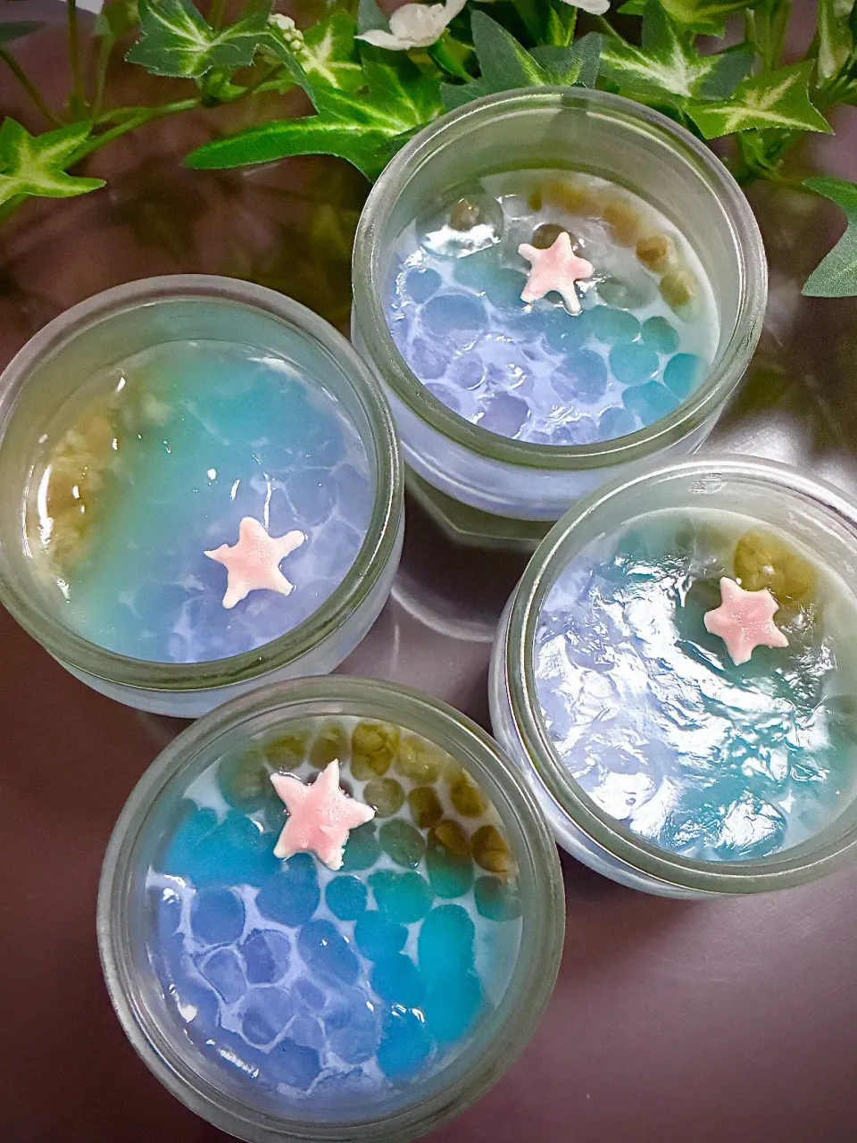 海みたいなゼリー️|あやめもちもちさん