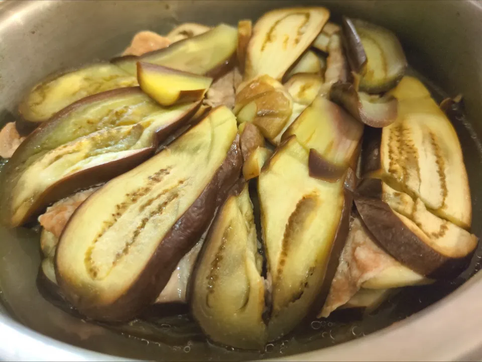 茄子重ね蒸し|まゆみさん