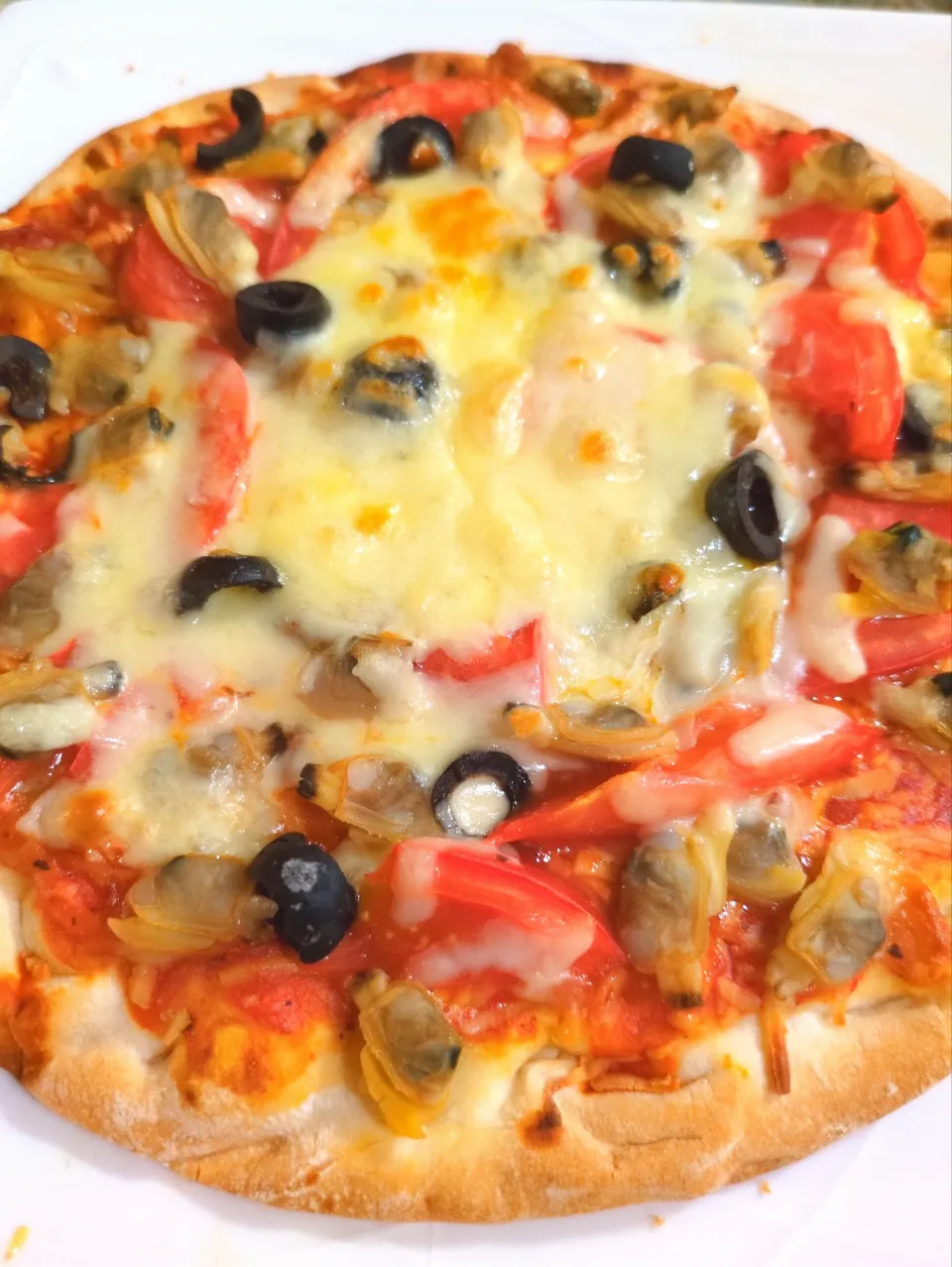 あさりとトマトピザ|Mayayaさん