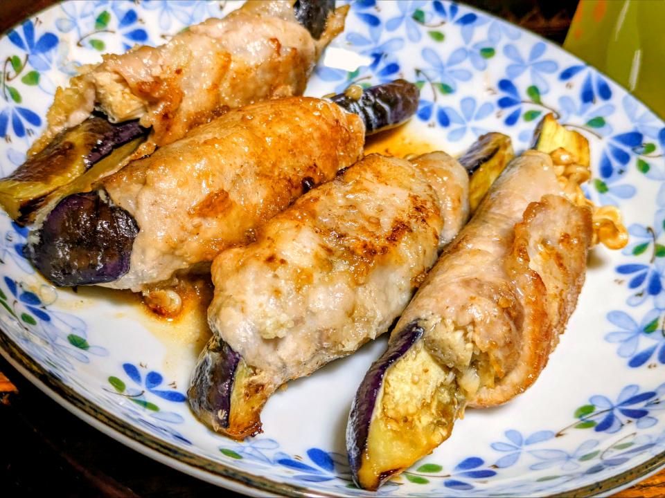 モチブタ肉巻き