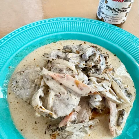 「タパスソースチミチュリ」を使ってみたSnapdishの料理・レシピ写真:豚ヒレ肉チミチュリソース