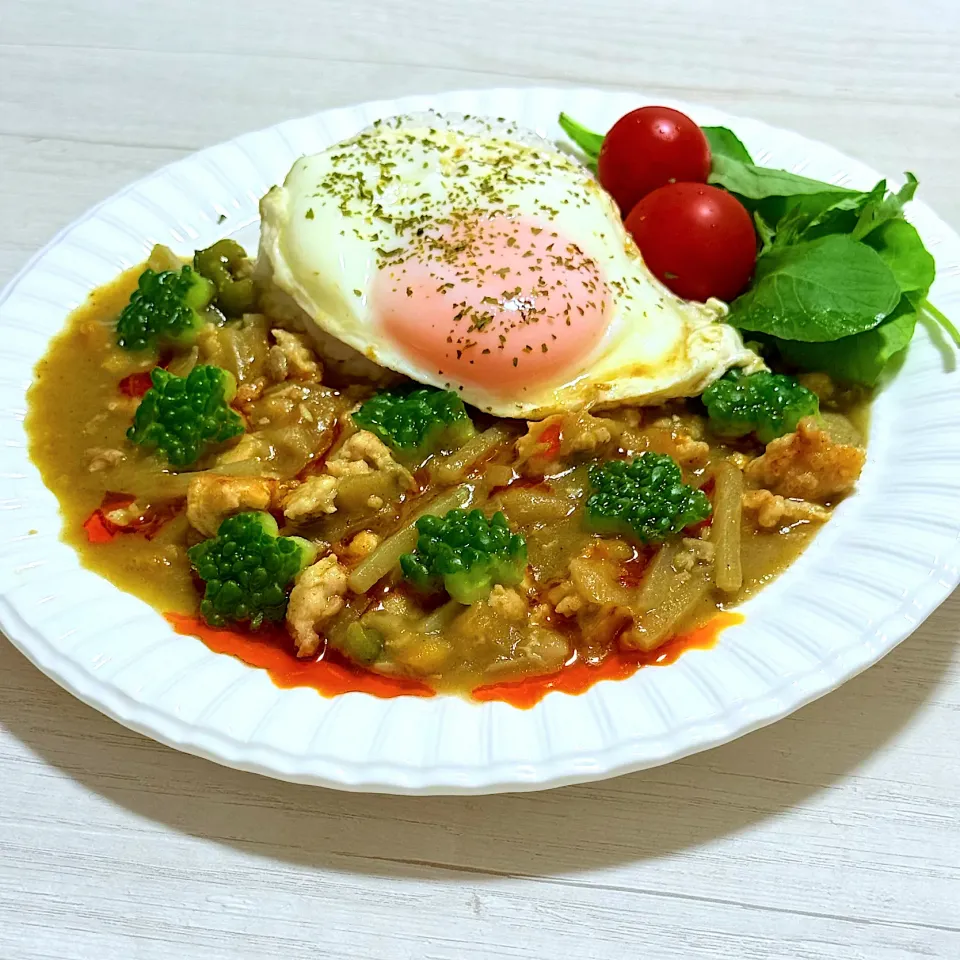 ゴーヤdeグリーンカレー|tap.rinさん