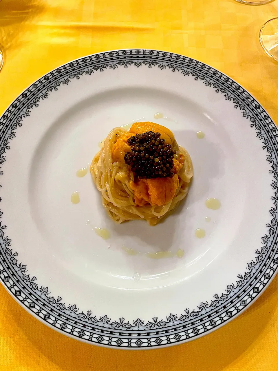 ウニとキャビアのカッペリーニ|ⅡⅣⅢさん