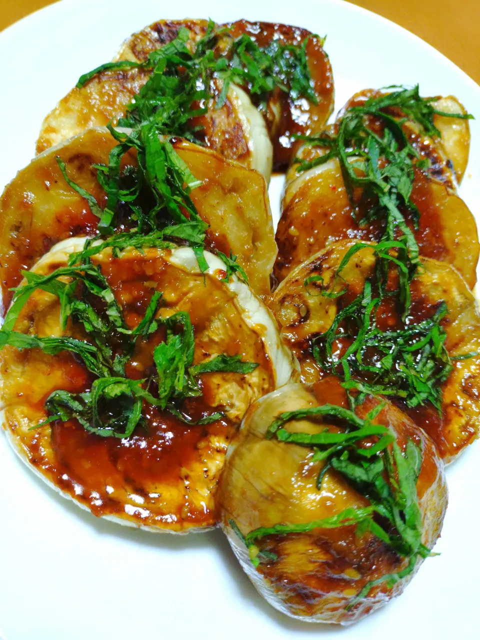 白ナス焼きました|はるみさん