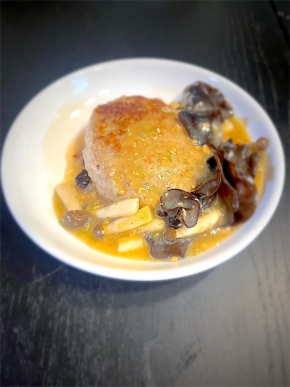 しめじと鮭のジュレハンバーグ|なみさん