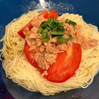 トマツナそうめん|だるころさん