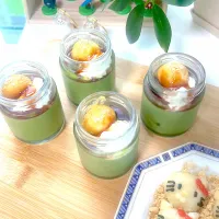 簡単抹茶ぷるるんプリン|ルルさん