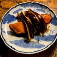 なすと鮭の照り焼き|Moray74さん