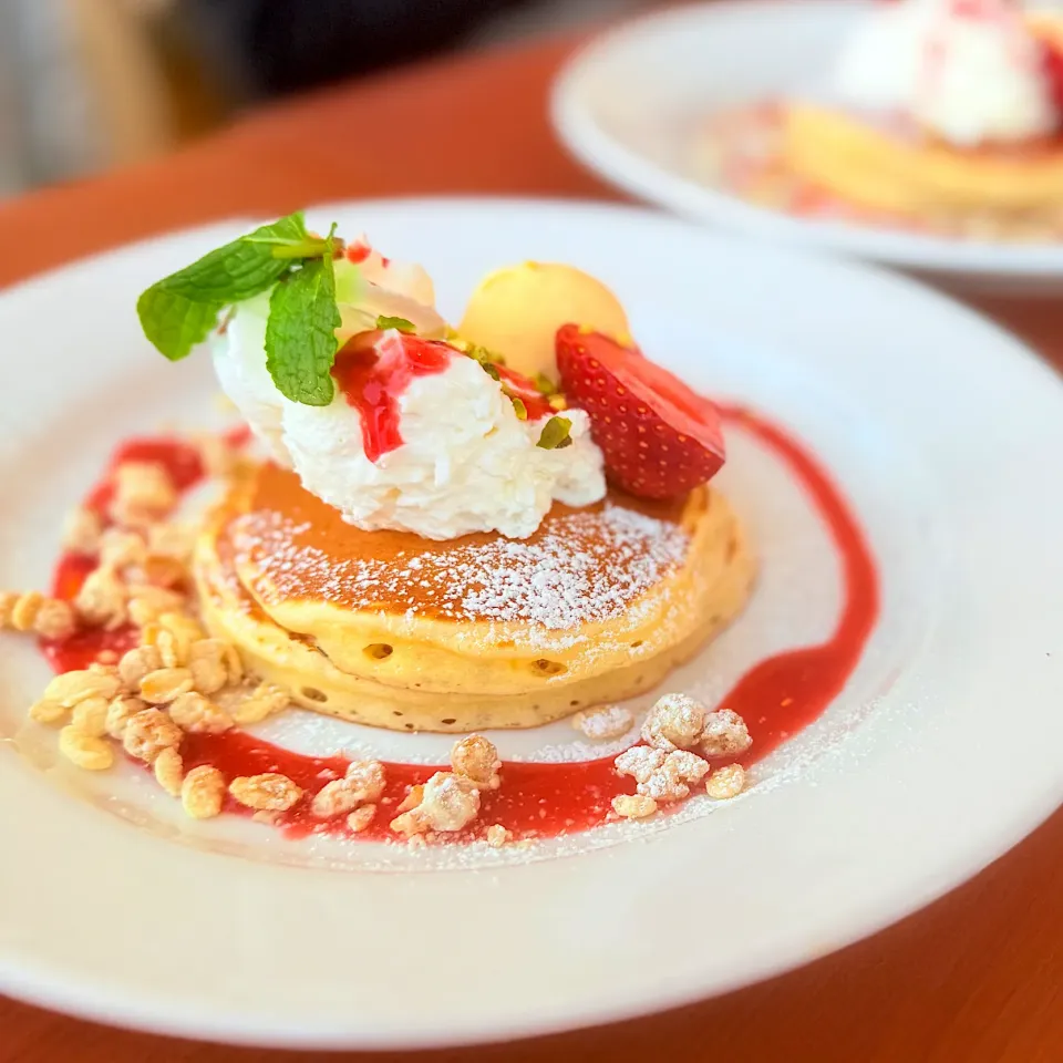 いちごのパンケーキ|JURI ANDさん
