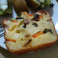 夏野菜のケークサレ|うさくまさん