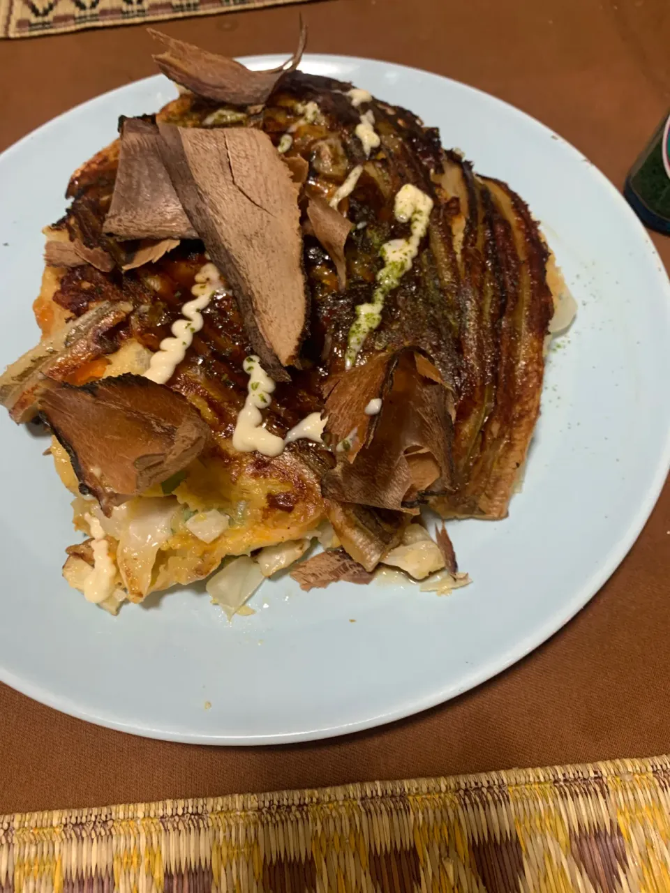 イカ明太とアナゴのお好み焼き|KimaLABOさん