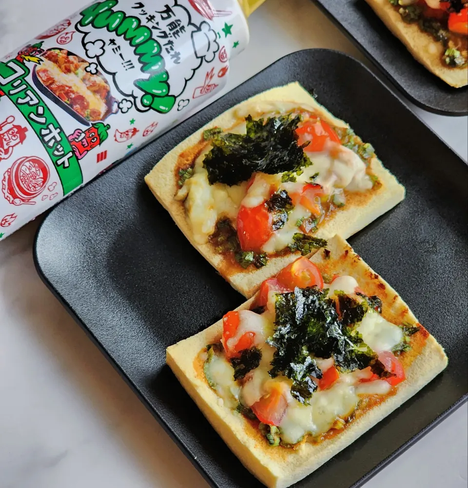 高野豆腐ピザ|ひかるさん