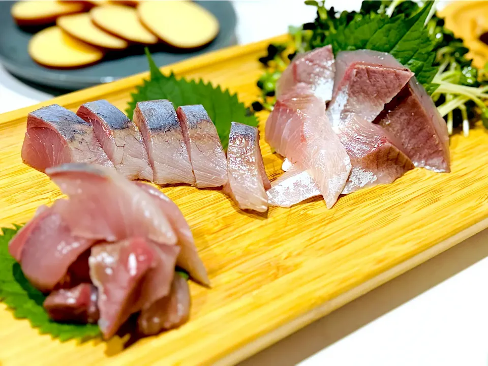 ワカシのお刺身|ヨシュアさん