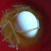 味噌汁。ゆで卵|郁ちゃんさん