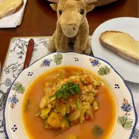 2025/9/5   ういきょうとズッキーニとトマトのスープ　Fennel, Zucchini and Tomato Soup|19 Boys & 野鳥さん