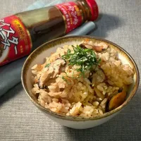 ムール貝と新生姜の炊き込みご飯