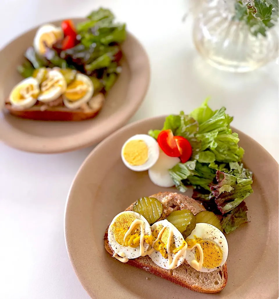 コンビーフと卵のオープンサンド|Nagashima  Yukoさん