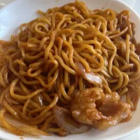 ホルモン焼きそば|ゆーいちさん