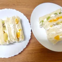 フルーツ盛りだくさんサンド|流空さん