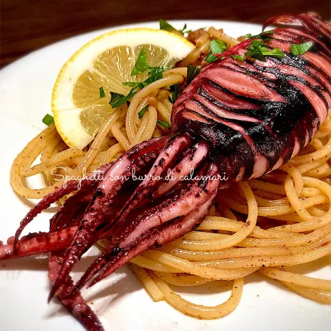 「アンチョビフィレ58g」を使ってみたSnapdishの料理・レシピ写真:するめいかのバターオイルパスタ