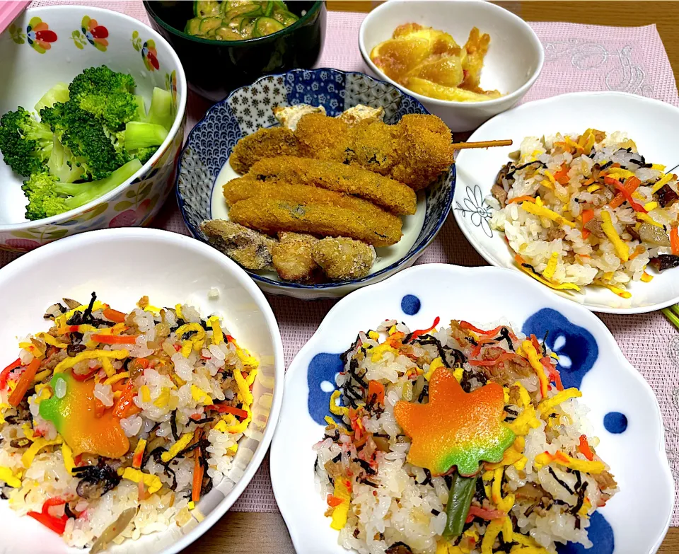 3人で晩ごはん〜(^^)❤︎|いつくしみちゃんさん