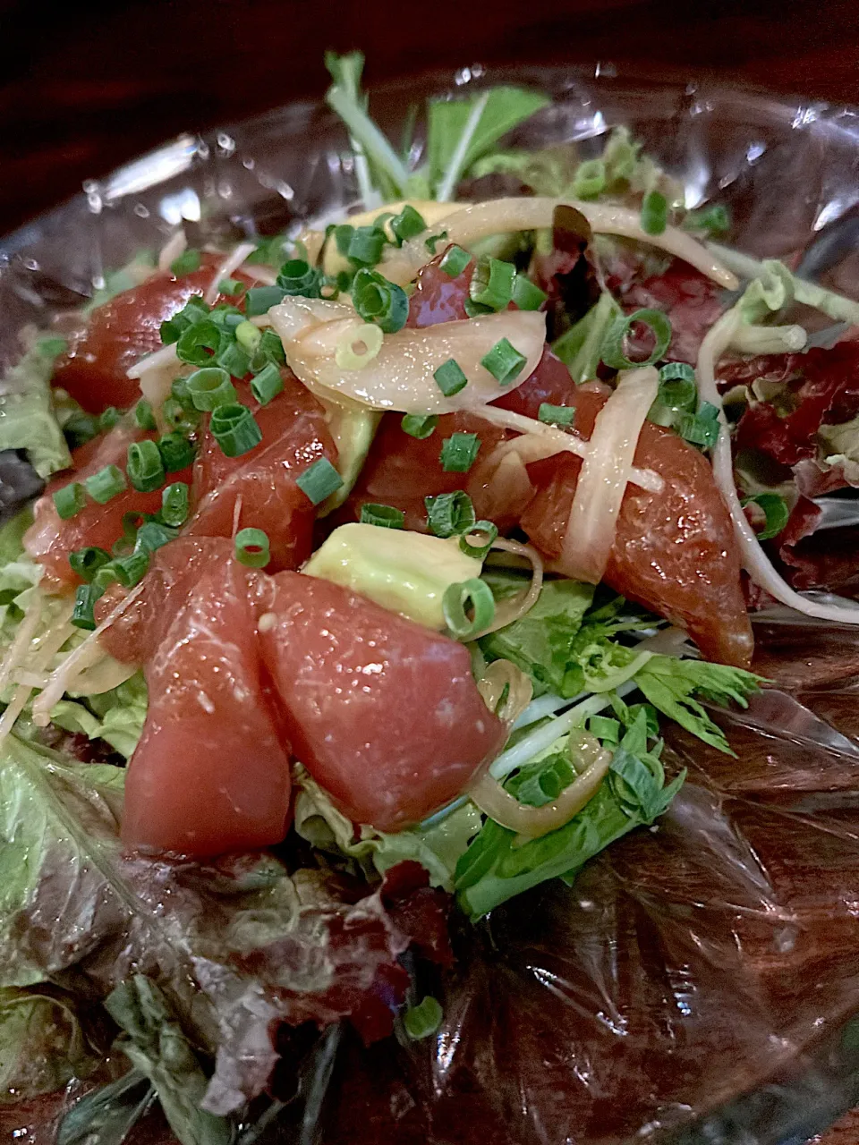 生マグロとアボカドのポキポキ|Ｈ･･･♡♡♡さん