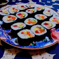 ももさんの料理 海鮮太巻き| ももさん