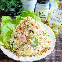 『世界の食卓探検隊』
【おからトリュフポテトサラダ】