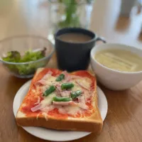 9/7の朝食　ピザトースト|yoneさん
