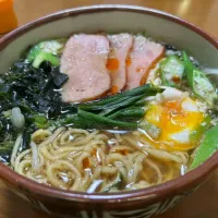 マルちゃん正麺、醤油味❗️( ^ω^ )✨|サソリさん