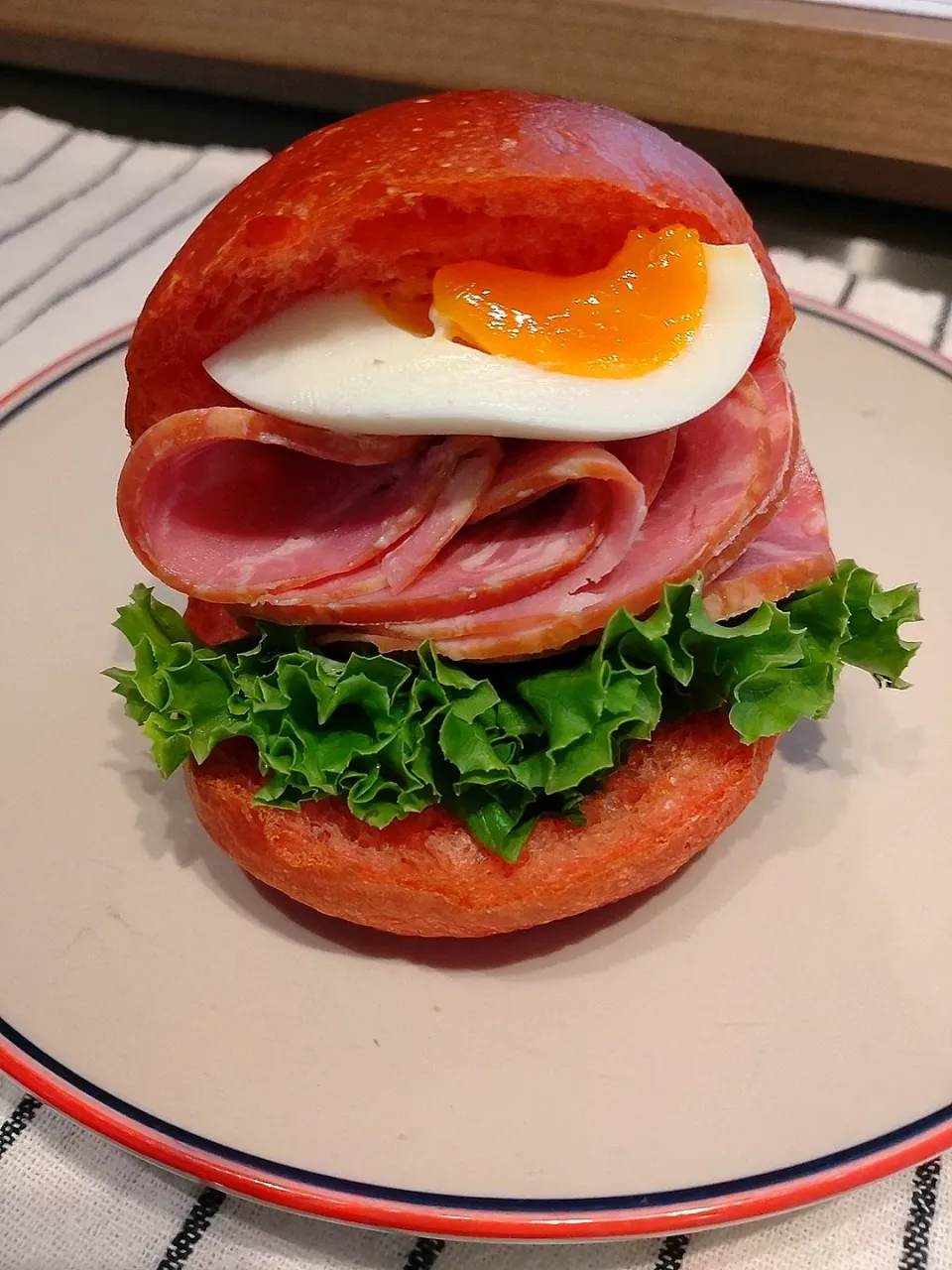 自分と息子のランチ|みりさん