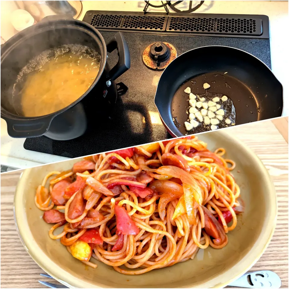 なんちゃってナポリタン|えびフライさん