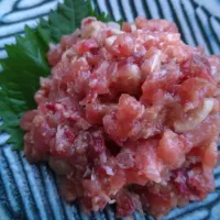 古尾谷りかこさんの料理 鮪ねぎとろ梅なめろう|とだともさん