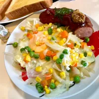 ブットいフランクで朝ごはん|Takeshi  Nagakiさん