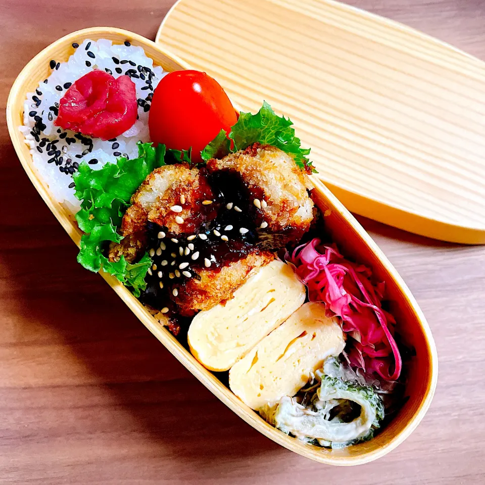 🙂チキン味噌カツ弁当🙂|Laniさん