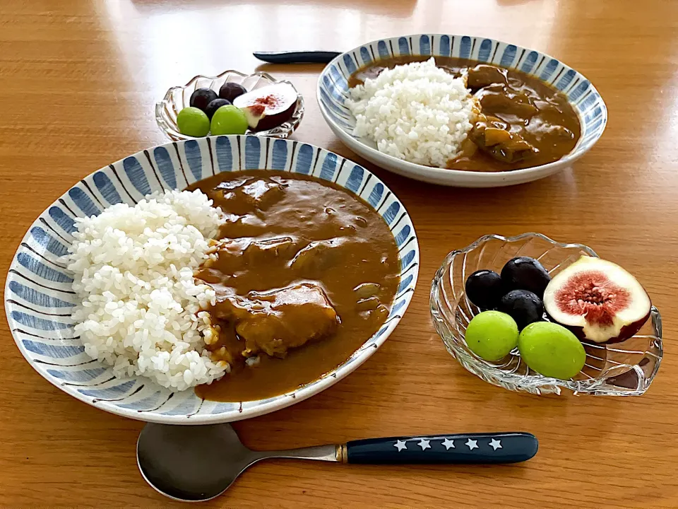 ＊秋のフルーツ＆圧力鍋でとろけるビーフカレー＊|＊抹茶＊さん
