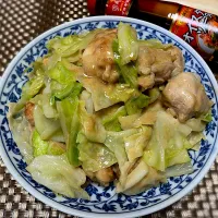 鶏ももキャベツのオイマヨ炒め|ちゃっぴ〜さん