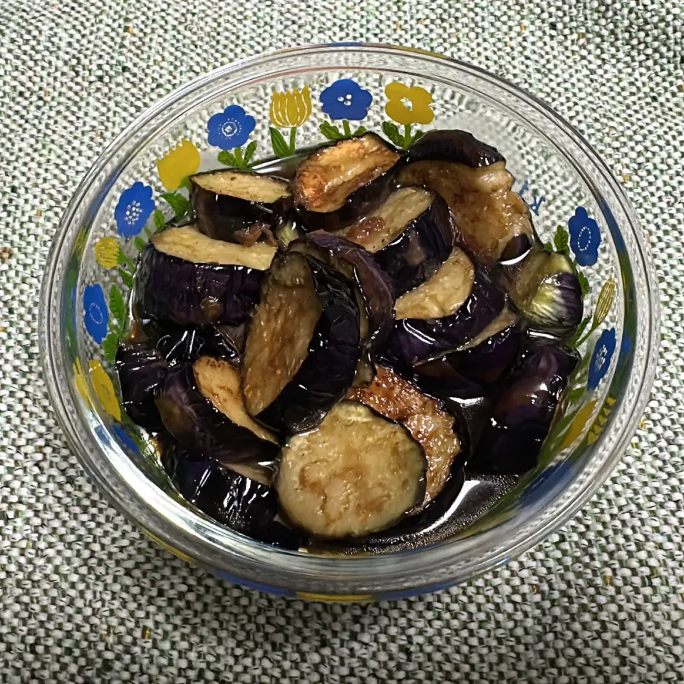 茄子の揚げ浸し|ぽんちさん