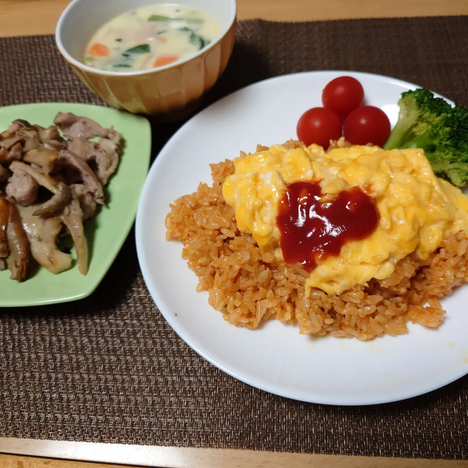 かんたんオムライス|万葉さん