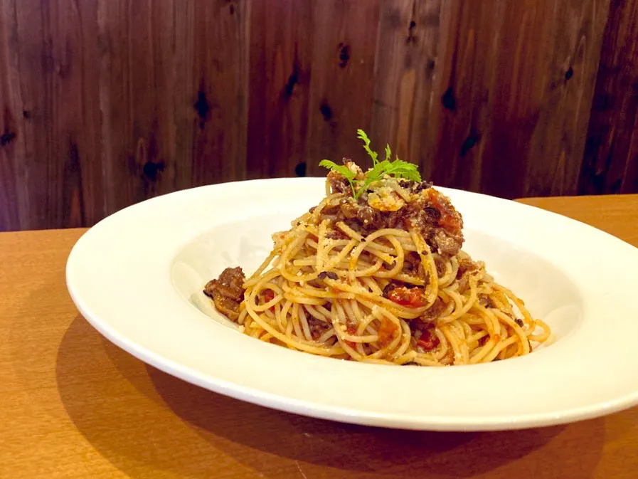 牛すじのトマトソースパスタ|AMERICAN BEER BAR XYZさん