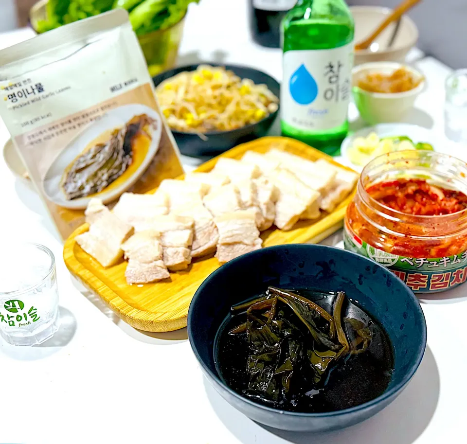 無印良品の行者ニンニクの漬物でポッサム|ヨシュアさん