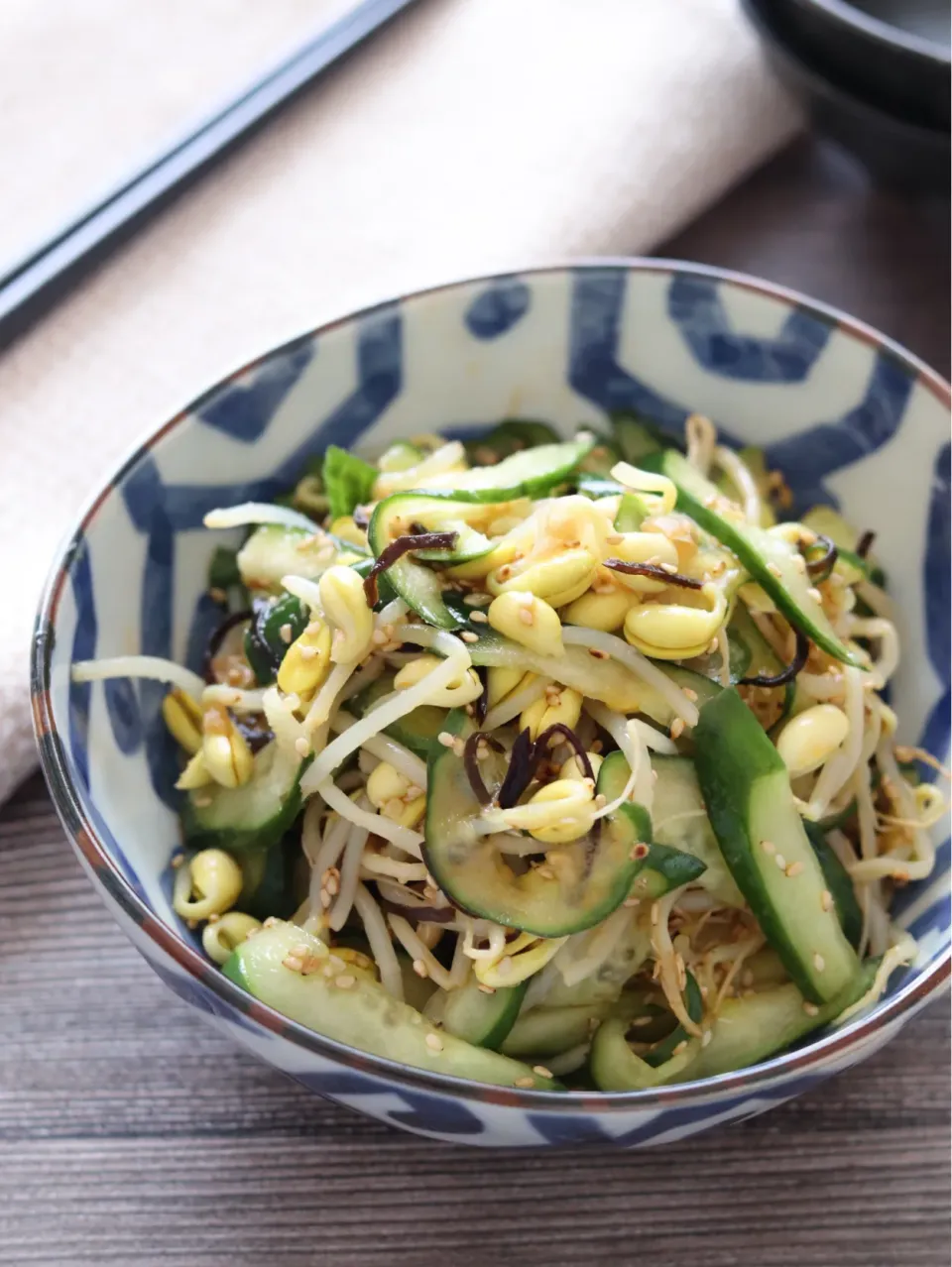 510068                                                                 #豆もやしときゅうりの塩昆布ナムル |ともきーた (伊藤 智子)さん